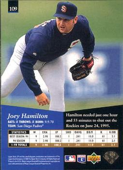 1995 SP #109 Joey Hamilton Back