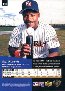 1995 SP #110 Bip Roberts Back