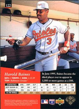 1995 SP #122 Harold Baines Back