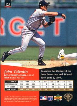 1995 SP #128 John Valentin Back