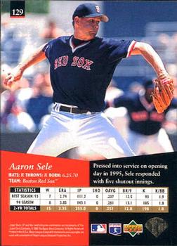 1995 SP #129 Aaron Sele Back