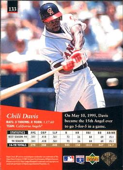 1995 SP #133 Chili Davis Back