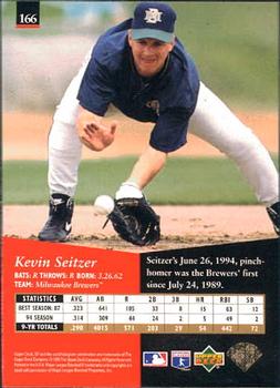 1995 SP #166 Kevin Seitzer Back