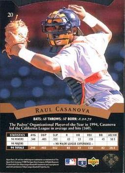 1995 SP #20 Raul Casanova Back