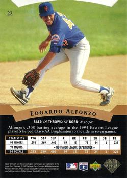 1995 SP #22 Edgardo Alfonzo Back