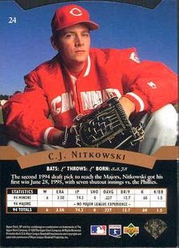 1995 SP #24 C.J. Nitkowski Back