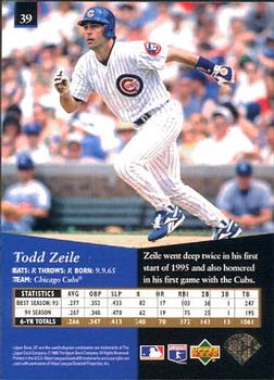1995 SP #39 Todd Zeile Back