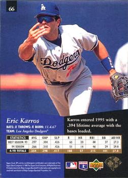 1995 SP #66 Eric Karros Back
