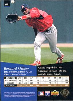 1995 SP #98 Bernard Gilkey Back