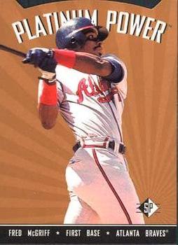 1995 SP - Platinum Power #PP4 Fred McGriff Front