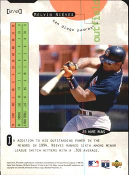 1995 SP - Special FX #47 Melvin Nieves Back