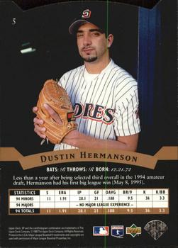 1995 SP - Superbafoil #5 Dustin Hermanson Back