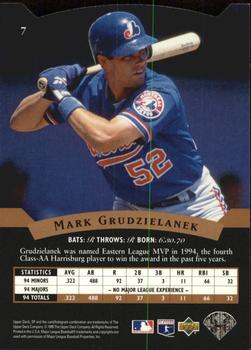 1995 SP - Superbafoil #7 Mark Grudzielanek Back