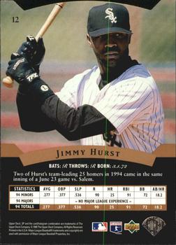 1995 SP - Superbafoil #12 Jimmy Hurst Back