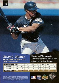 1995 SP - Superbafoil #59 Brian L. Hunter Back
