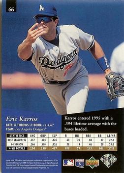 1995 SP - Superbafoil #66 Eric Karros Back