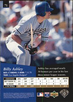 1995 SP - Superbafoil #71 Billy Ashley Back