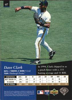 1995 SP - Superbafoil #97 Dave Clark Back