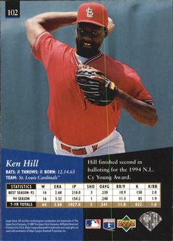 1995 SP - Superbafoil #102 Ken Hill Back