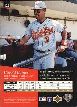 1995 SP - Superbafoil #122 Harold Baines Back
