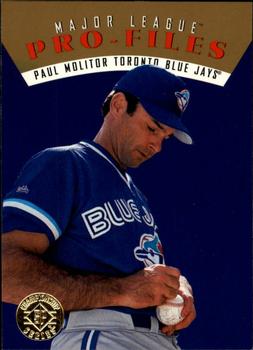 1995 SP Championship #195 Paul Molitor Front