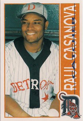 1996 Hebrew National Detroit Tigers #20 Raul Casanova Front