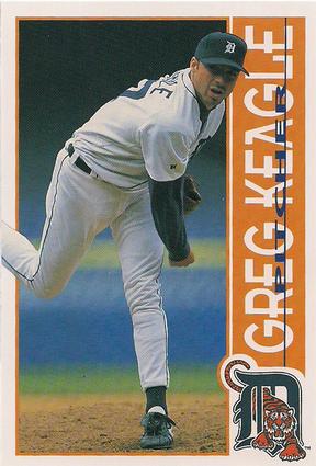 1996 Hebrew National Detroit Tigers #8 Greg Keagle Front