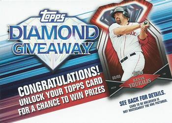 2011 Topps - Diamond Giveaway #TDG-20 Kevin Youkilis Front