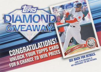 2011 Topps - Diamond Giveaway #TDG-26 Carl Crawford Front