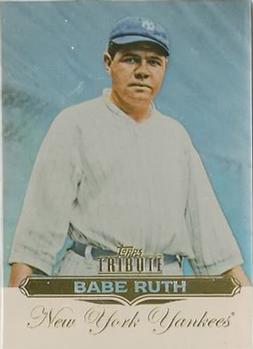 2011 Topps Tribute #1 Babe Ruth Front