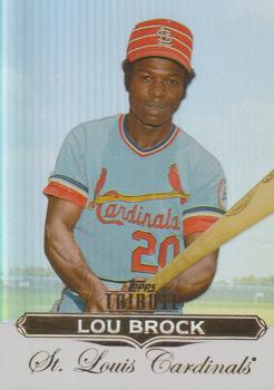 2011 Topps Tribute #64 Lou Brock Front