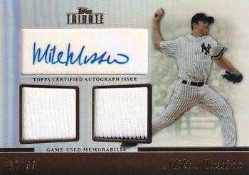 2011 Topps Tribute - Autograph Dual Relics #TADR-MM Mike Mussina Front
