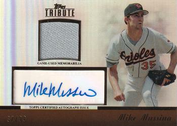 2011 Topps Tribute - Autograph Relics #TAR-MM Mike Mussina Front