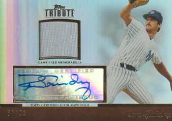 2011 Topps Tribute - Autograph Relics #TAR-RG Ron Guidry Front