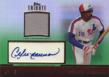 2011 Topps Tribute - Autograph Relics Green #TAR-AD1 Andre Dawson Front