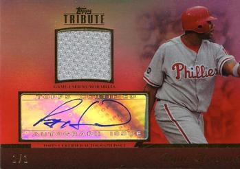 2011 Topps Tribute - Autograph Relics Red #TAR-RH1 Ryan Howard Front