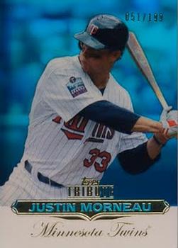 2011 Topps Tribute - Blue #5 Justin Morneau Front