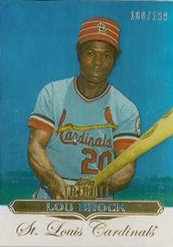 2011 Topps Tribute - Blue #64 Lou Brock Front