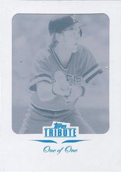 2011 Topps Tribute - Framed Printing Plates Cyan #26 Robin Yount Front