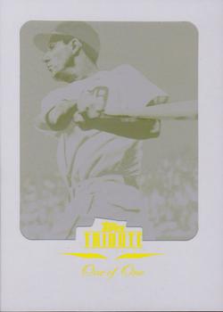 2011 Topps Tribute - Framed Printing Plates Yellow #33 Hank Greenberg Front