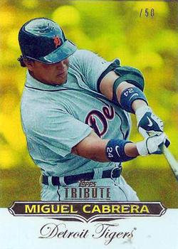 2011 Topps Tribute - Gold #34 Miguel Cabrera Front