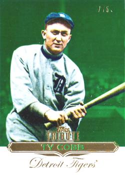 2011 Topps Tribute - Green #96 Ty Cobb Front