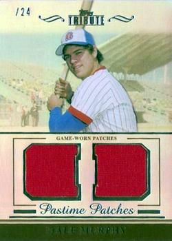 2011 Topps Tribute - Pastime Patches Dual #PP-DM Dale Murphy Front
