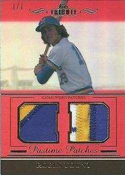 2011 Topps Tribute - Pastime Patches Dual Red #PP-RY Robin Yount Front