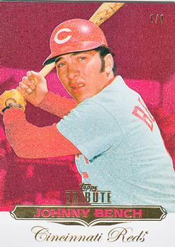 2011 Topps Tribute - Red #87 Johnny Bench Front