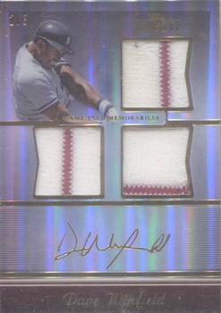 2011 Topps Tribute - Triple Relics Black #TTR-DW Dave Winfield Front