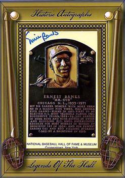 2011 Historic Autographs Legends of the Hall #NNO Ernie Banks Front