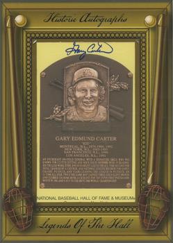 2011 Historic Autographs Legends of the Hall #NNO Gary Carter Front