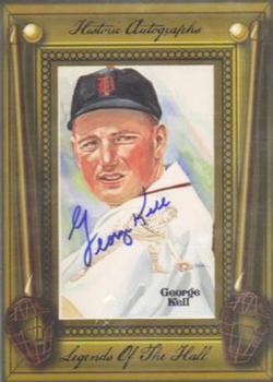 2011 Historic Autographs Legends of the Hall - Perez-Steele Hall of Fame Postcards #NNO George Kell Front