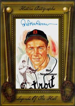 2011 Historic Autographs Legends of the Hall - Perez-Steele Hall of Fame Postcards #NNO Hal Newhouser Front